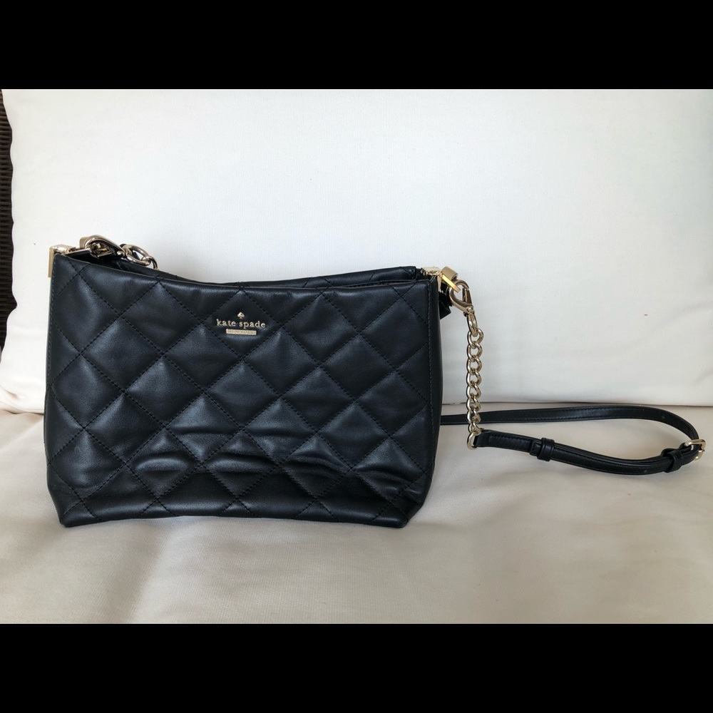 *Like-New* Kate Spade Black Quilted Purse